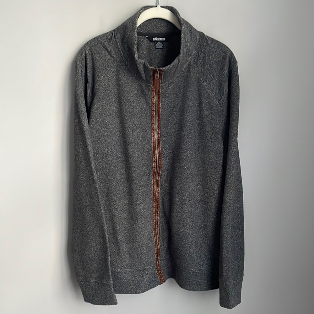 New Sherpa Rolpa Eco Men's Gray Full Zip Jacket Size XXL
